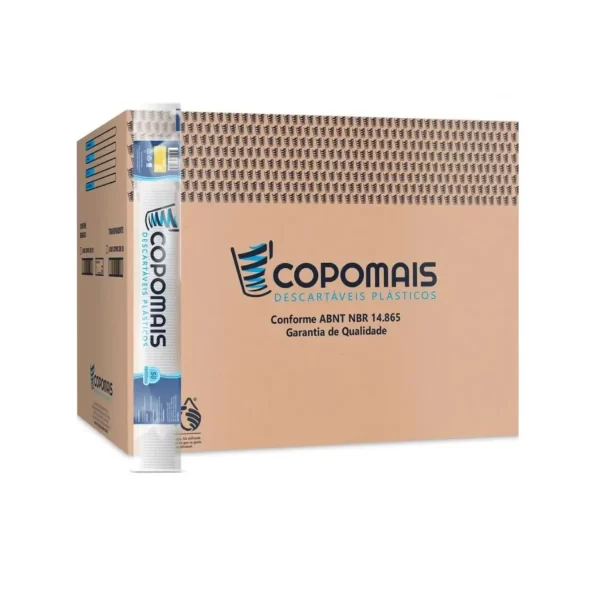 Copo Plástico Descartável Transparente 50ML Copomais - 5000 Unidades - Image 2
